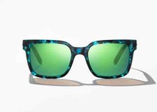 Bajio Paila Sunglasses, Blue Tort Gloss Frame, Green Mirror Polycarbonate Lens