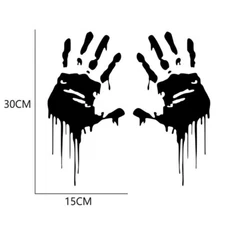 Decals Bloody Handprint Window Stickers Door Body Side DIY Decor Car Accessories