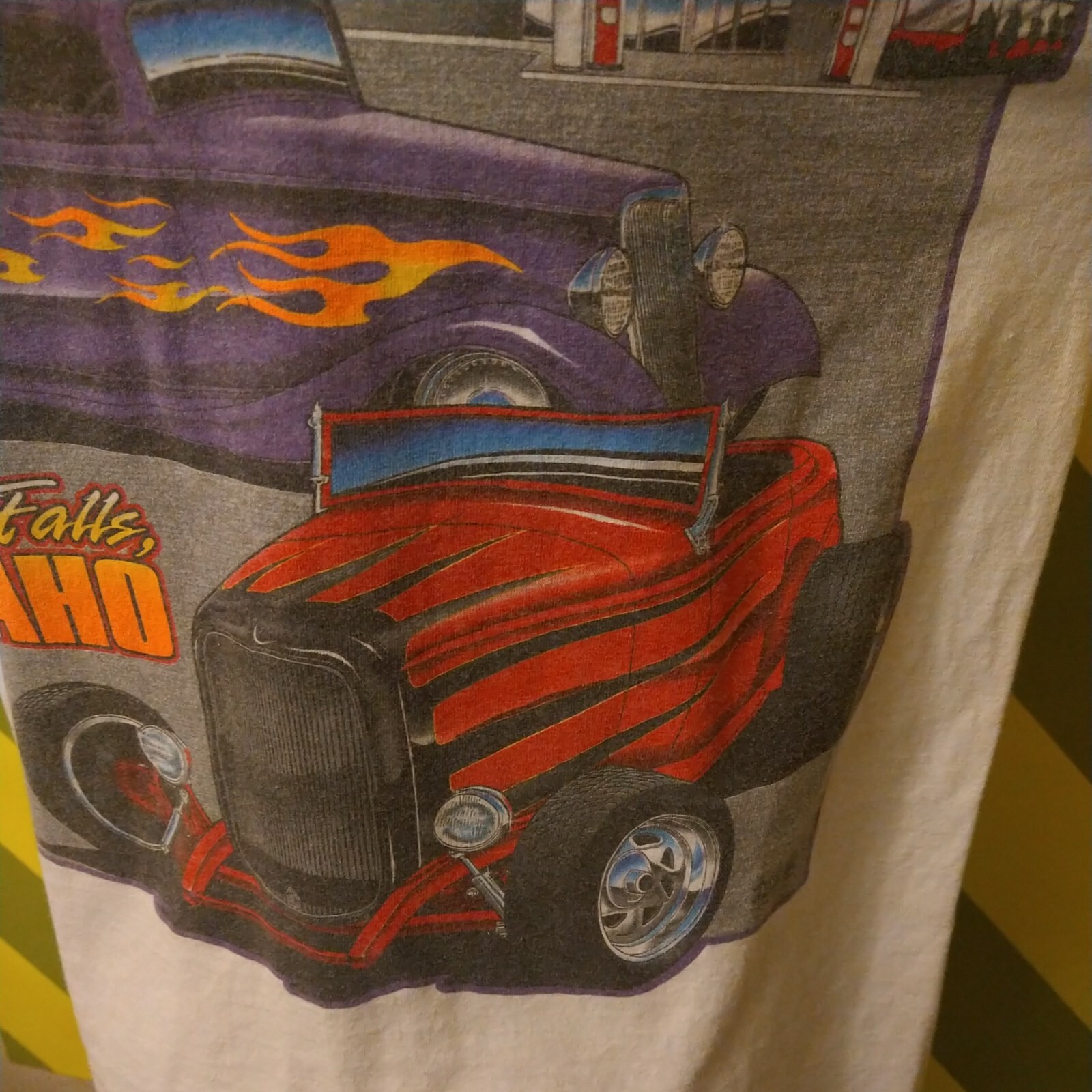 Vintage Gildan Car Show Shirt Hot Rod Cafe Medium M … Gem