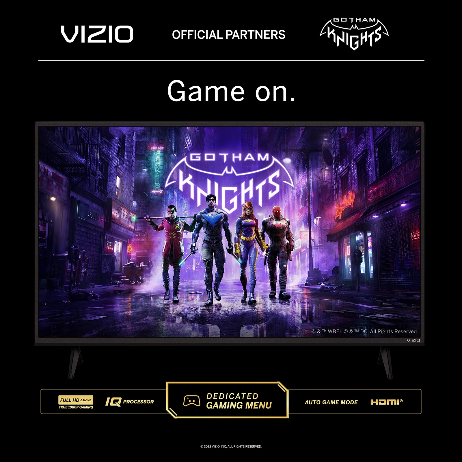 VIZIO 40" Inch Full HD 1080p Smart TV AirPlay Chromecast Alexa Built In