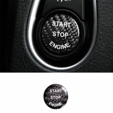 For BMW X3 G01 X4 2018-2021 Real Carbon Fiber One-Button Start Switch Cover Trim