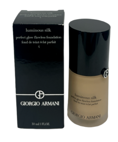 Giorgio Armani Luminous Silk Perfect Glow Foundation (30mL / 1oz | 4) NEW
