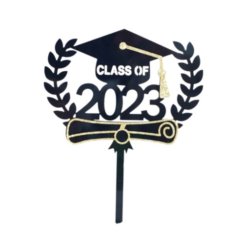 Graduation Paper Cupcake Toppers Decorative Cupcake Adorn-Cake Picks-Cake Decors - Picture 5 of 9