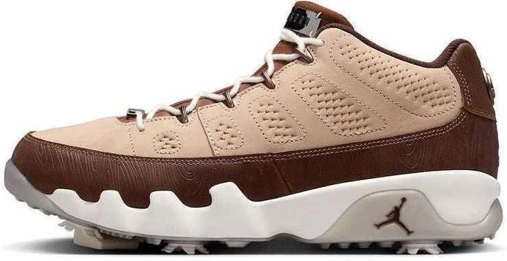 Happy Life Wood x Air Jordan 9 Golf Low Woodgrain