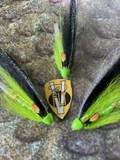 3 V Fly 1 1/4 Inch Ultimate Alta B & G Conehead Salmon Tube Flies & Hooks