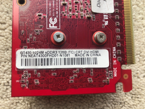 Nvidia GT430 1024MB sDDR3 128 bit Computer graphics card - Picture 5 of 5