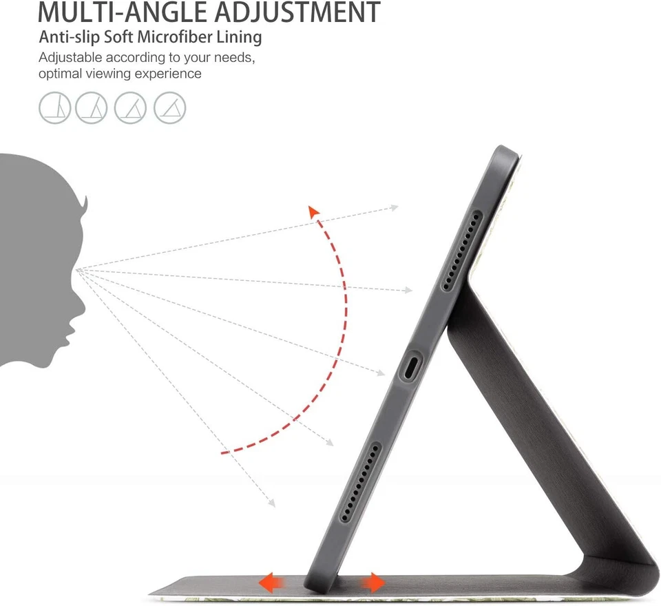 Cutebricase iPad 10.2 Case for iPad 9th/8th/7th Generation iPad 8th Pink Cat - Image 3 of 4