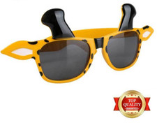 Giraffe Tinted Sunglasses UV400 Jungle Wild Animal Party Boy Girl Costume