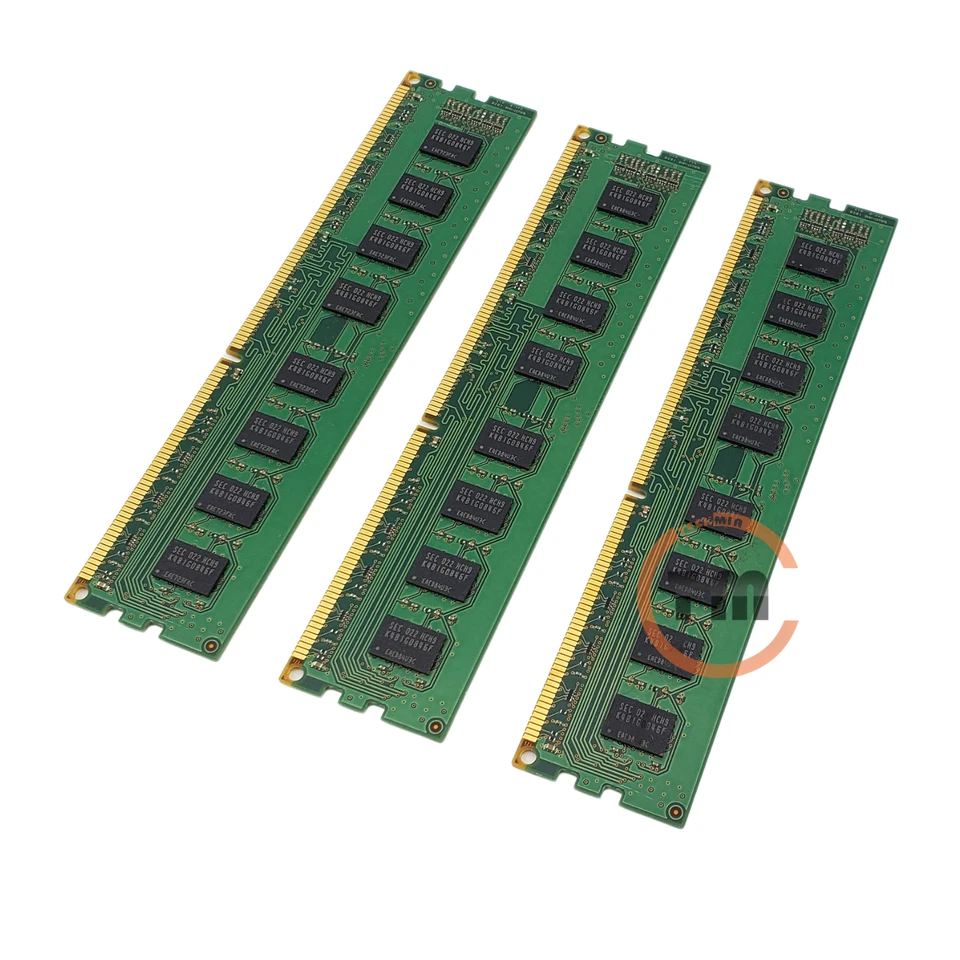 Samsung 6GB (3 x 2GB) PC3-10600 DDR3 1333 240-Pin DIMM Desktop RAM M378B5673FH0 - Image 3 of 3