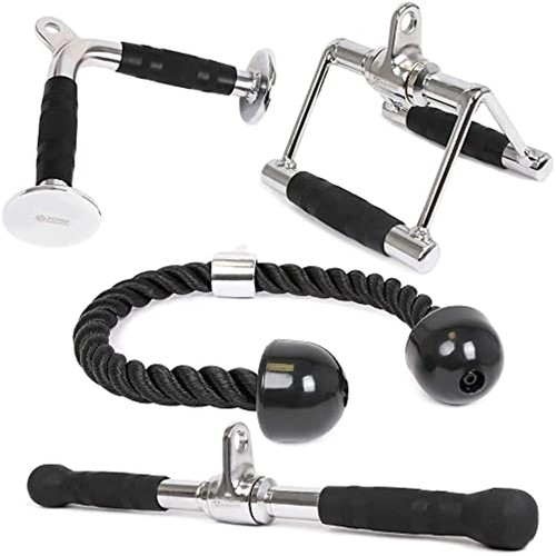 PG Triceps Pull Down & LAT Pull Down Attachment, Cable Machine Accessories