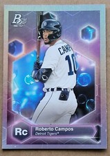 2022 Bowman Platinum Roberto Campos Detroit Tigers #PE-27