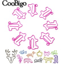 Metal Animal Paper Clips Bookmark Clamp for Office Stationery Accessories