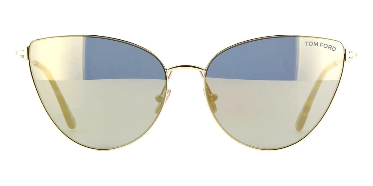 New TOM FORD Women’s ANAIS-02 TF1005 32C Sunglasses Tom Ford ANAIS-02 TF1005 32C Sunglasses Shiny Gold Cat Eye  main image 2