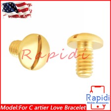 1 Pair Screws Replacement For Love Bracelet Yellow Gold 
