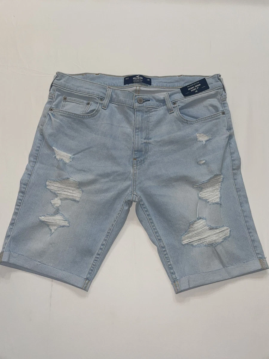 Hollister light sales wash ripped jeans