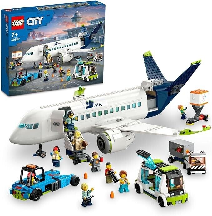 LEGO City Passenger Airplane 60367 Brand Toy Block 913 Pcs New