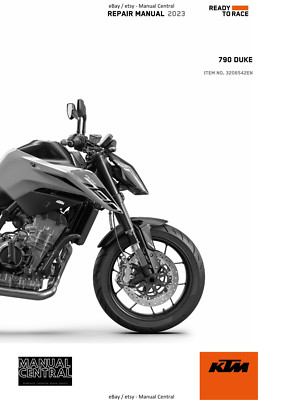KTM MOTORRAD 2023 - 790 DUKE - WERKSTATTSERVICE - NACHDRUCK