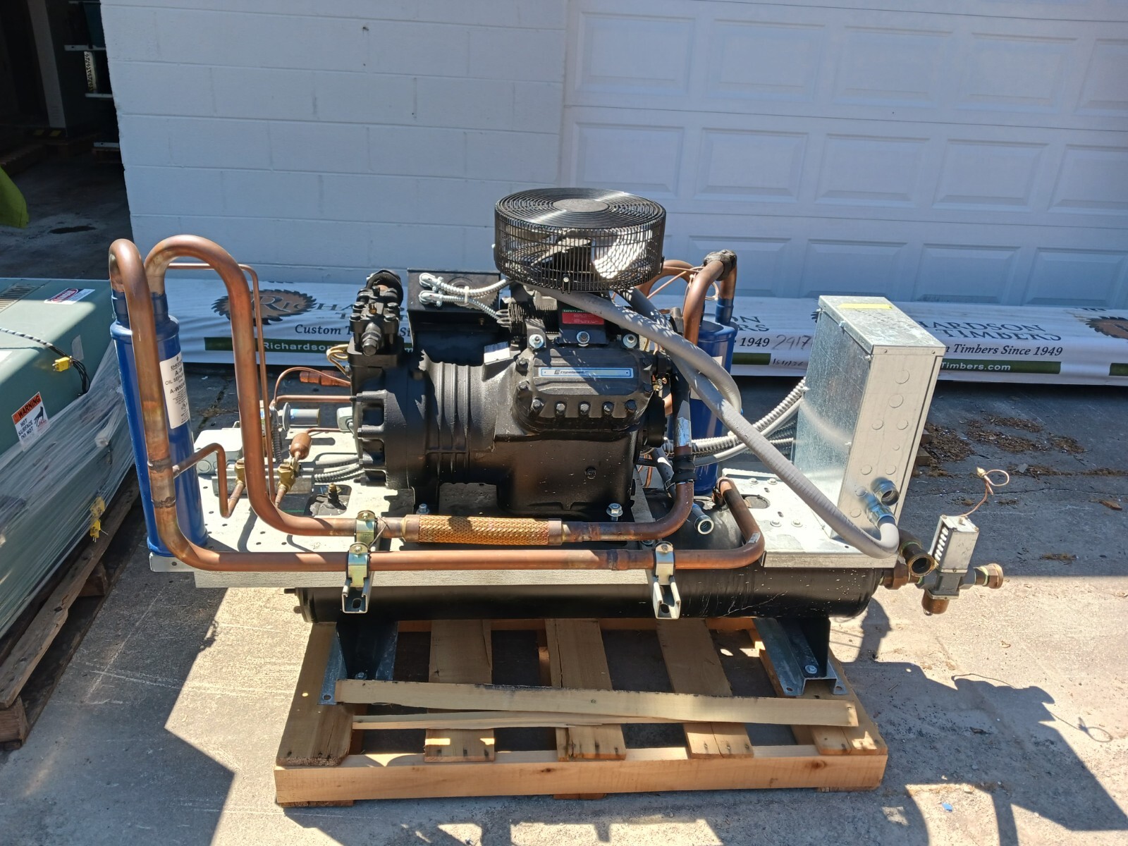 Trenton Condensing unit WI50L6-IT4A-X025, water cooled-WILLING TO PART OUT