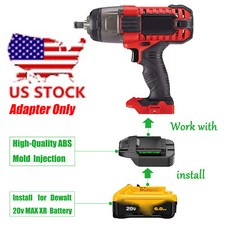 1 Adapter for DeWalt 20V MAX Slider Type Battery to Power for Bauer 20v Tools