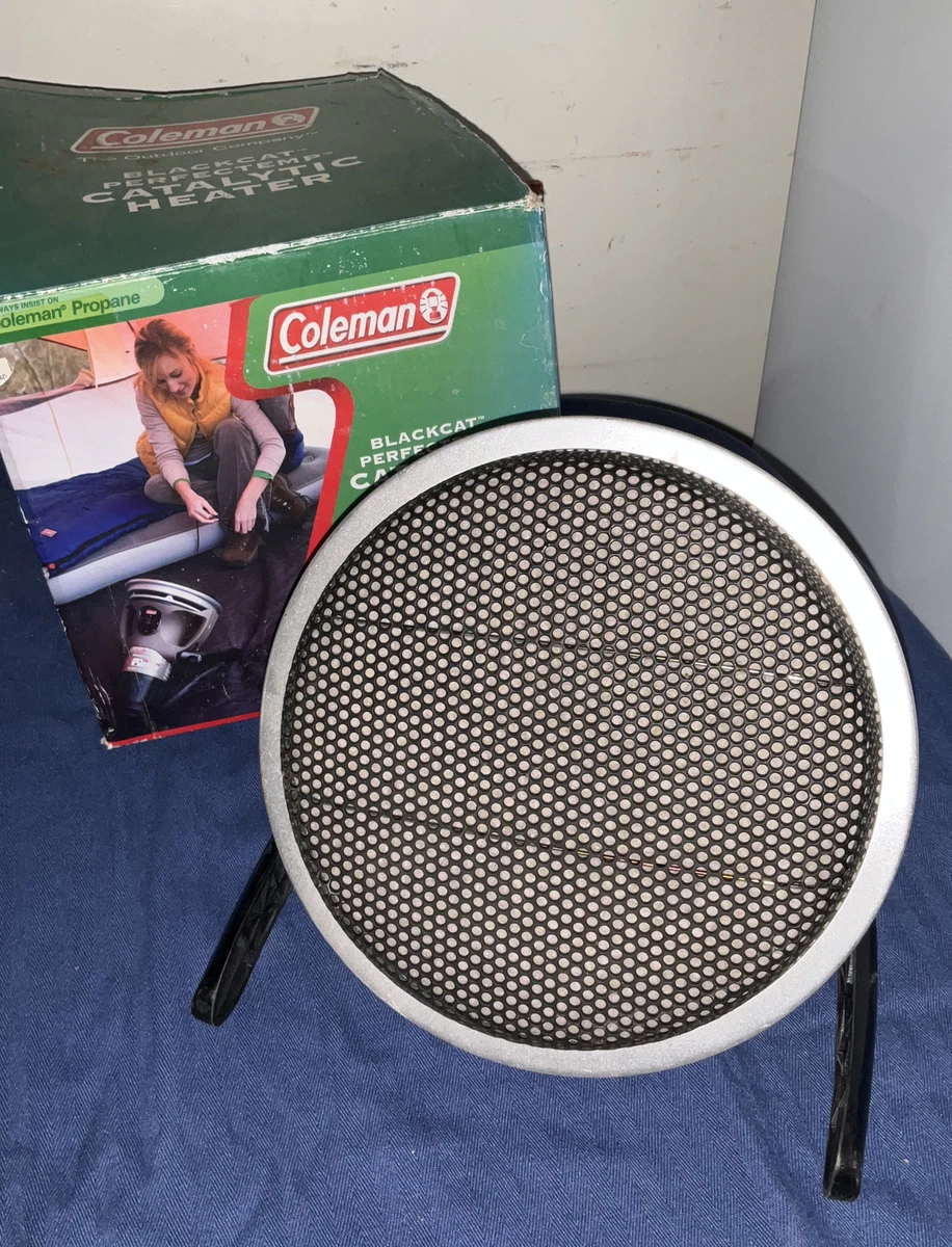 Coleman #5038 Blackcat Perfectemp Portable Catalytic Heater 3,000 BTU  Camping | eBay