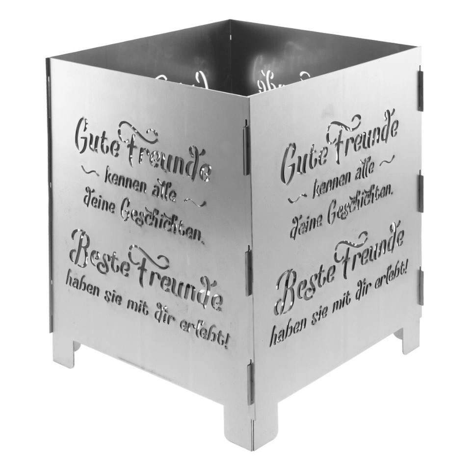 BENTATEC Feuertonne Terassen wärmer Freunde Heizstrahler Feuerfass Feuer Freundschaft