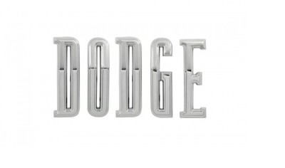 USA-Made! 1965 Dodge Coronet Trunk Letters ''Dodge'' 2 & 4-Door Sedan Trim Parts!