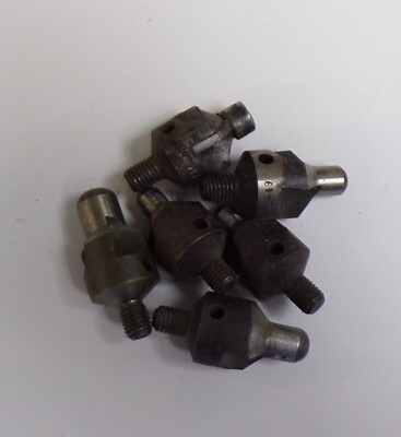 PILOTED COUNTER SINK, 5/8 X 100°, 3/16'' ADF, THREADED, ASSORTED SIZES, LOT OF 6