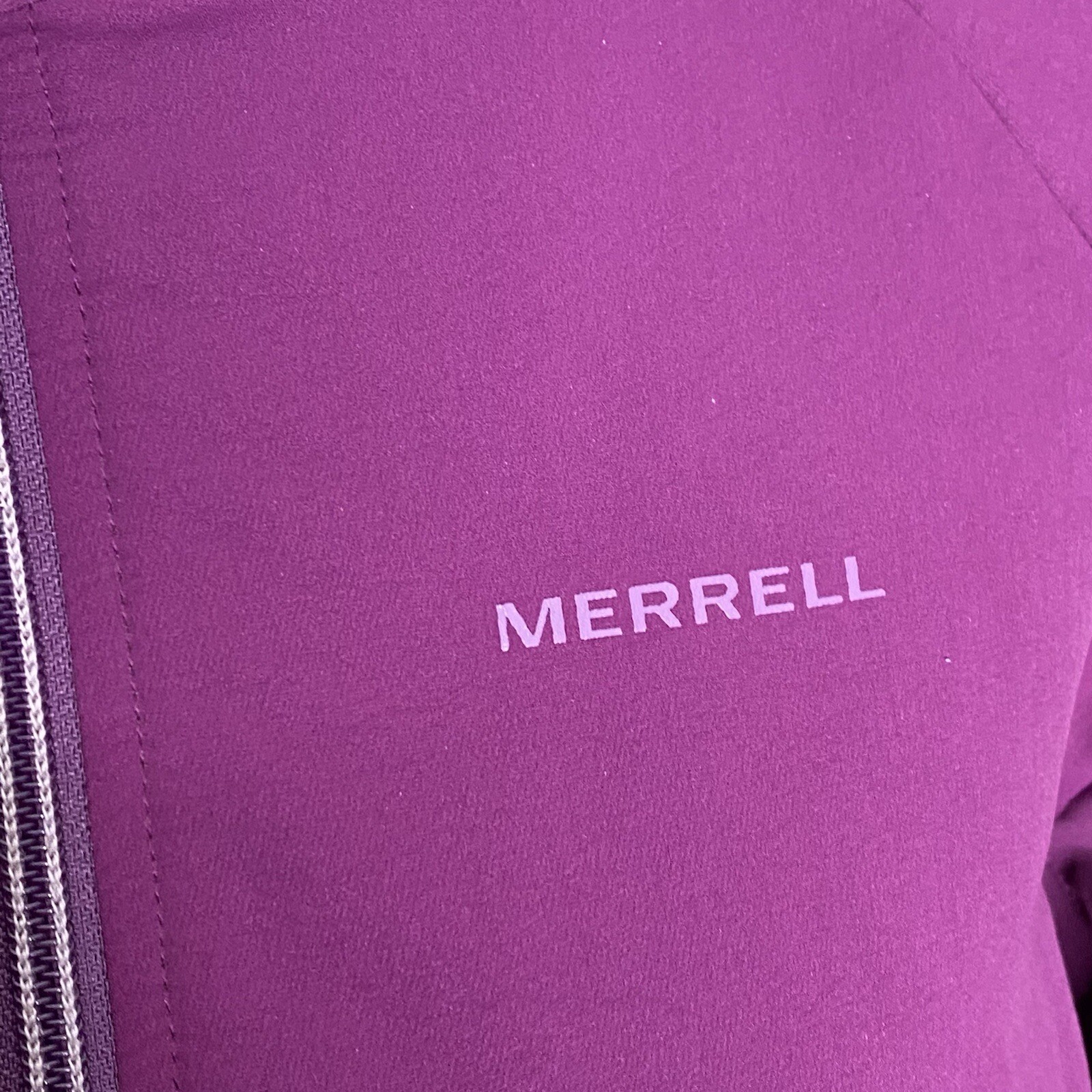 Merrell Women’s Full Zip Softshell Jacket Purple … - image 3