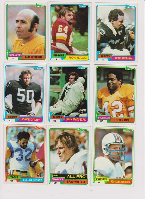 LOT OF 50 1981 TOPPS FOOTBALL CARDS | eBay
