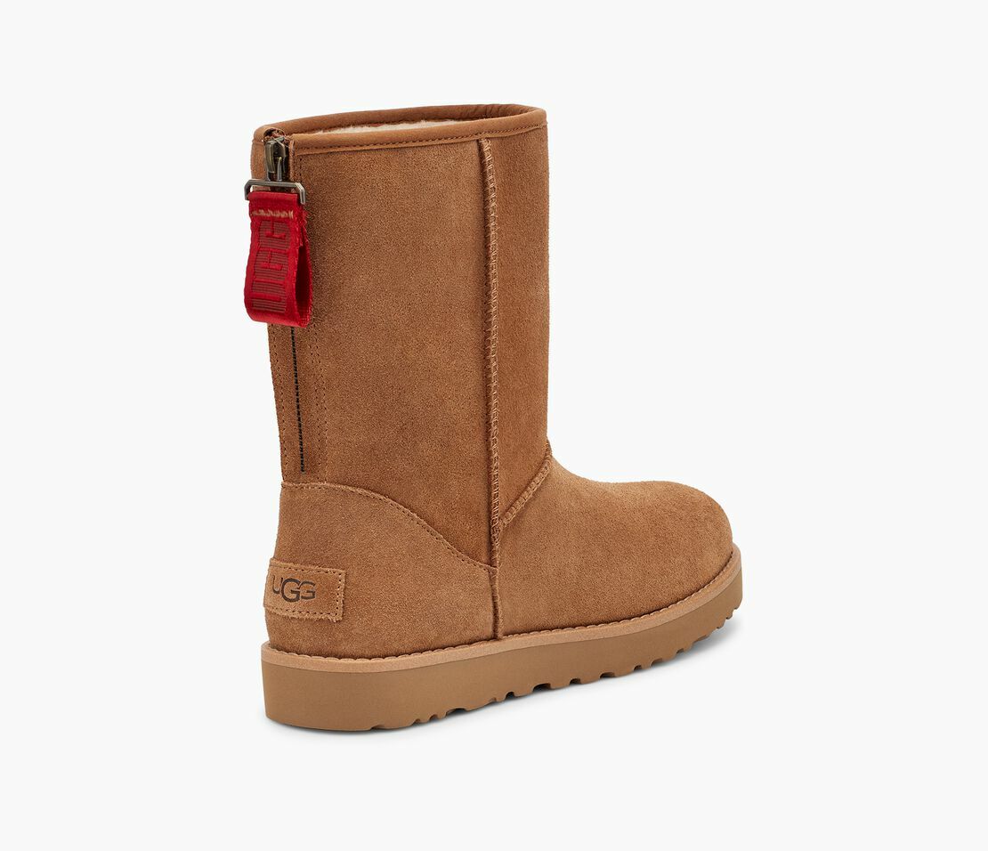 UGG アグ　CLASSICshort UGG CLASSIC SHORT WEATHER HYBRID CHESTNUT / ORANGE SUEDE