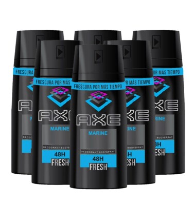 6-Pack - AXE 48-Hour Deodorant Body Spray - New, Fresh & Sealed - Choose Your