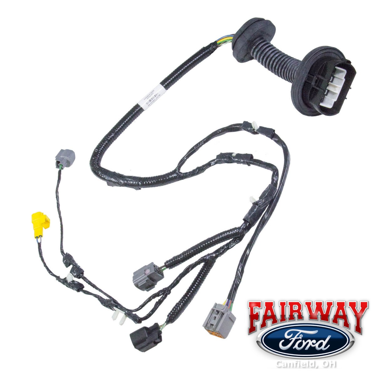11 - 14 F-150 OEM Ford DRIVER REAR Door Wiring Harness Extended