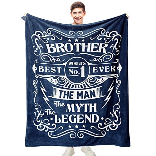 Gifts for Brother Adult Blanket Brother Gifts from Sister Big Brother Gift Br... - 第 1/7 張圖片
