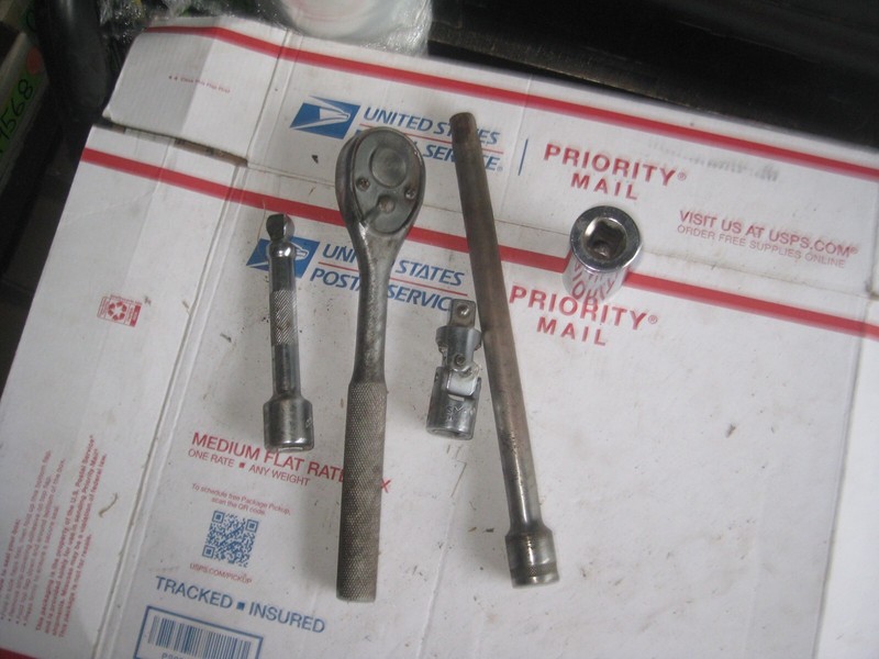 vintage lot of tools, wratchet and USA
