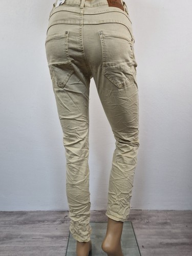 Karostar: TREND Boyfriend Baggy Jeans Hose 4 Farben Knopfleiste Gr. 38 - 48 - Bild 29 von 29