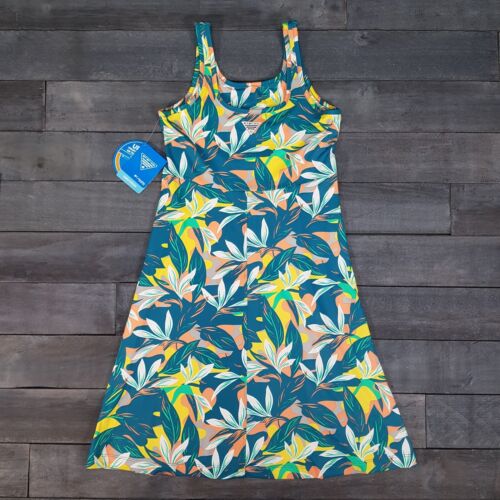 COLUMBIA PGF Freezer III UPF 50 Omni Shade Beach Sundress Womens Sz XS Floral - Picture 2 of 6