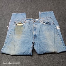   Vintage Levi 550 Jeans Men 40x30 90s Stained Relaxed Tapered