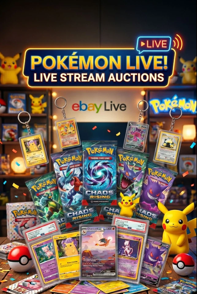 🔥Chaos Rising RIP & SHIP + LIVE AUCTION! Keychains & Tins! 🔥