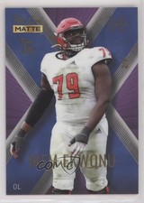 2022 Wild Card MATTE X-Plode Chase Purple - Blue X 2/8 Ikem Ekwonu Rookie RC fm0. rookie card picture
