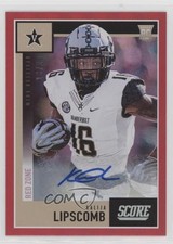 2020 Score Rookies Red Zone Signatures /20 Kalija Lipscomb #434 Auto a8r