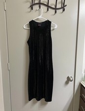 ralph lauren Black Polyester Dress Sz L (item 22.4)