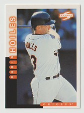 1998 Score Baseball #90 Chris Hoiles - Baltimore Orioles
