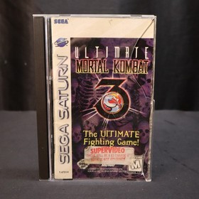 Ultimate Mortal Kombat 3 Sega Saturn 1996 With Manual NTSC-U/C Untested