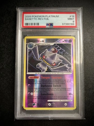 Banette 19/127 Platinum Reverse Holo Vintage PSA 9 Mint Pokemon 2009