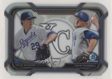 2015 Bowman Draft Teams of Tomorrow Die-Cuts Kyle Zimmer Ashe Russell 0o6v