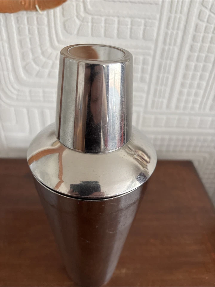 Vintage KH King Hoff 18-10 Stainless Steel Cocktail Shaker bar — 第 2/4 张图片