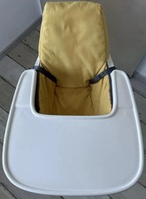 Ikea Langur Kinderstuhl-Sitzschale Ikea Mit Tablett & Bezug Gelb Sitzschale Set