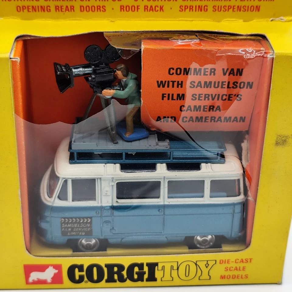 Seekarte Händler Van With Samuelson Film Service Kammer And Kameramann Corgi 147 - Bild 3 von 3