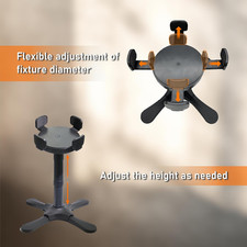 Adjustable Elevated Dog Bowl Stand Non-Slip Base 3 Height Tilt Settings Fits