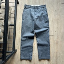 VINTAGE Dickies 874 Original Fit Gray Trouser Chino Pants sz W34 L31